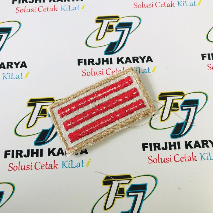Gambar Tanda Jabatan Pramuka Bordir Garis - Garis 3 dari Firjhi Karya ATK undefined Tokopedia