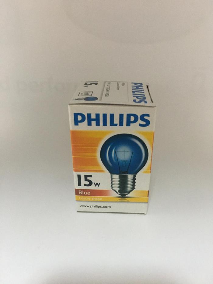 Gambar PHILIPS Party 15W E27 220-240V P45 1CT/50X10F - Party Lustre P45 - Biru dari BestBright Store undefined Tokopedia