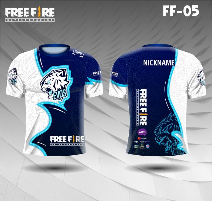 Kaos Jersey Gaming Baju Free Fire Esport Jual Kaos Baju Tshirt