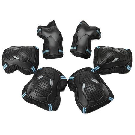 Gambar Elbow Knee Pads Support Brace Wristguard Skiing Cycling Protective Gea - Hitam Biru, S (15-30kg) dari Arieleza Store undefined Tokopedia