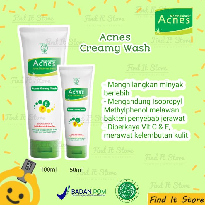 Gambar Acnes Natural Care Treatment | Facial Foaming Wash Series Washing Bar - CreamyWash50 dari Find It Store undefined Tokopedia