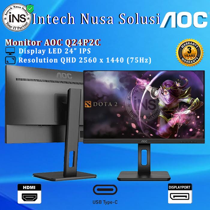 Jual Monitor AOC Q24P2C 24\