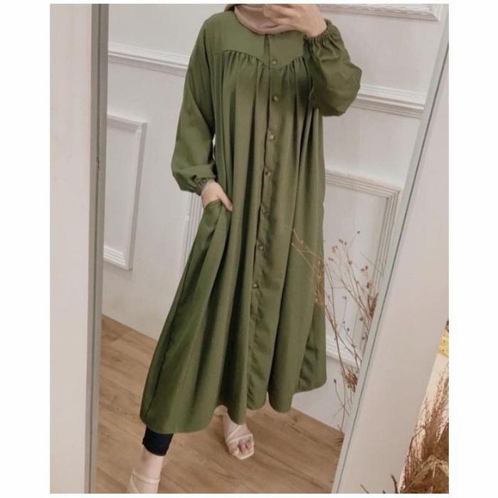 Gambar Tunic Mozya - Mustard dari Gama_shop undefined 5 Tokopedia