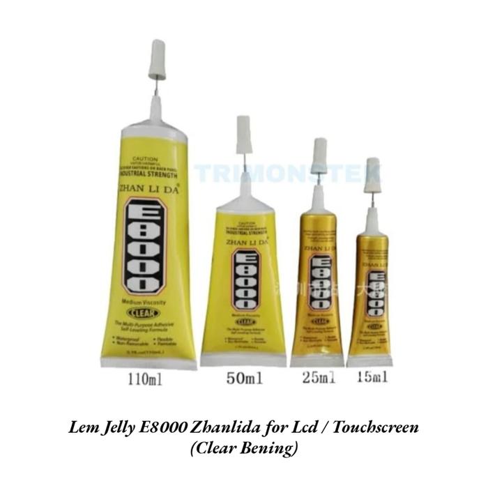 Gambar Lem Gel Lcd Touchscreen E-8000 / E8000 Viscosity 15ml - 110ml dari TRIMONSTEK undefined Tokopedia