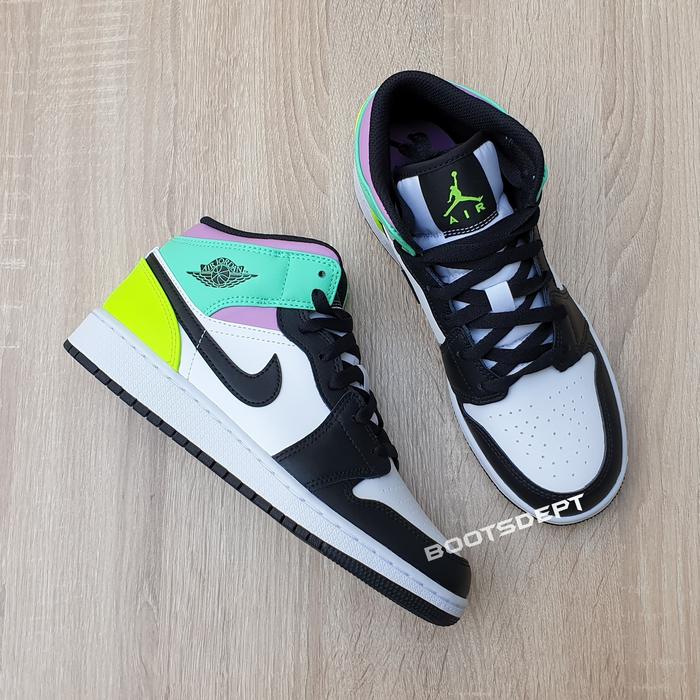 air jordan one mid multicolor pastel