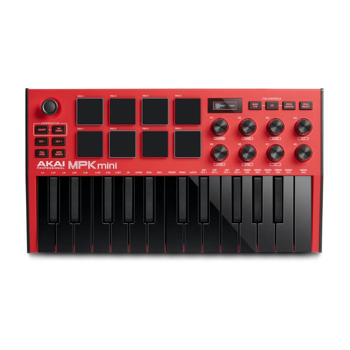 Gambar [Ready Stock] Akai MPK mini MK3 | MKIII USB Keyboard Midi Controller - Merah dari The Master DJ Store undefined Tokopedia