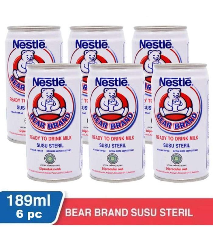 Gambar BEAR BRAND SUSU BERUANG (JUAL x6pcs) - KALENG 189ML (NESTLE) dari Lioereystore2020 undefined Tokopedia