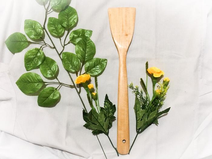 Gambar Sutil/Sendok/Sodet/Spatula Kayu - 40 CM LUBANG dari lapakcallysta undefined Tokopedia