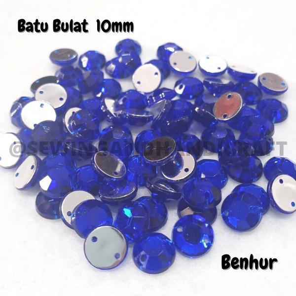 Gambar Mote Batu Diamond/Batu Bulat/Batu Kristal Akrilik Ukuran 10mm - benhur dari Sewing and Handicraft undefined Tokopedia
