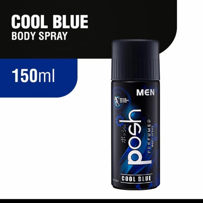 Gambar Posh Men Body Spray Perfume 150ml - Cool Blue dari Mermaid123shop undefined Tokopedia