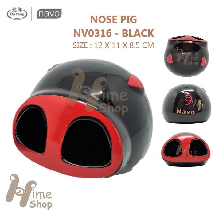 Gambar DAYANG CERAMIC HAMSTER HOUSE NV0316 NOSE PIG RUMAH KERAMIK COLD SUMMER - BLACK dari Hime Hammie undefined Tokopedia