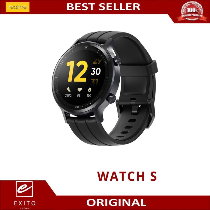 Jual Realme Watch S [Real-time Heart Rate \u0026 Blood Oxygen Monitor] - Hitam -  Kota Tangerang Selatan - Exito Store10 | Tokopedia