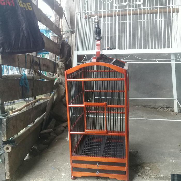 Gambar sangkar burung pleci kotak replika dari Rajawali Sangkar. undefined Tokopedia