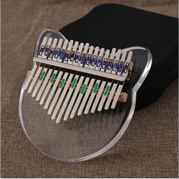 Gambar Alat Musik Kalimba Berbahan Kristal Kalimba Transparan Karakter - Putih dari ChelOne undefined Tokopedia