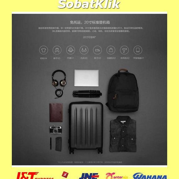Xiaomi 90 Points Suitcase Koper Travel 24 Inches Guritagurun