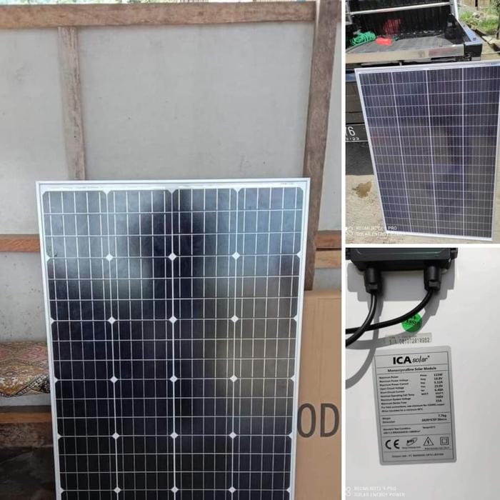 Panel Surya ICASolar Monocristaline 115Wp 100Wp Power Best Performance - 100Wp ICAsolar