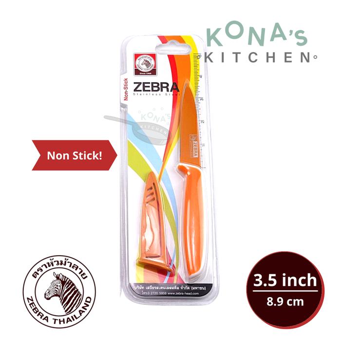 Gambar Zebra 3,5 Paring Knife + Sheat Smart (100501) / Pisau Stainless - Biru dari Kona's Kitchen undefined 5 Tokopedia