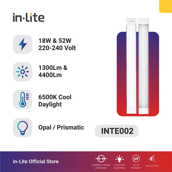 Gambar Lampu LED Neon / Tube Light in-Lite Prismatic 52 Watt - Putih - 18 Watt, Prismatic dari IN - LITE LED undefined Tokopedia