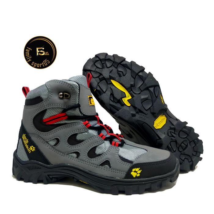 Gambar Sepatu gunung jack wolfskin pria sepatu hiking wanita boots Outdoor - Abu-abu, 39 dari Familysport93 undefined Tokopedia