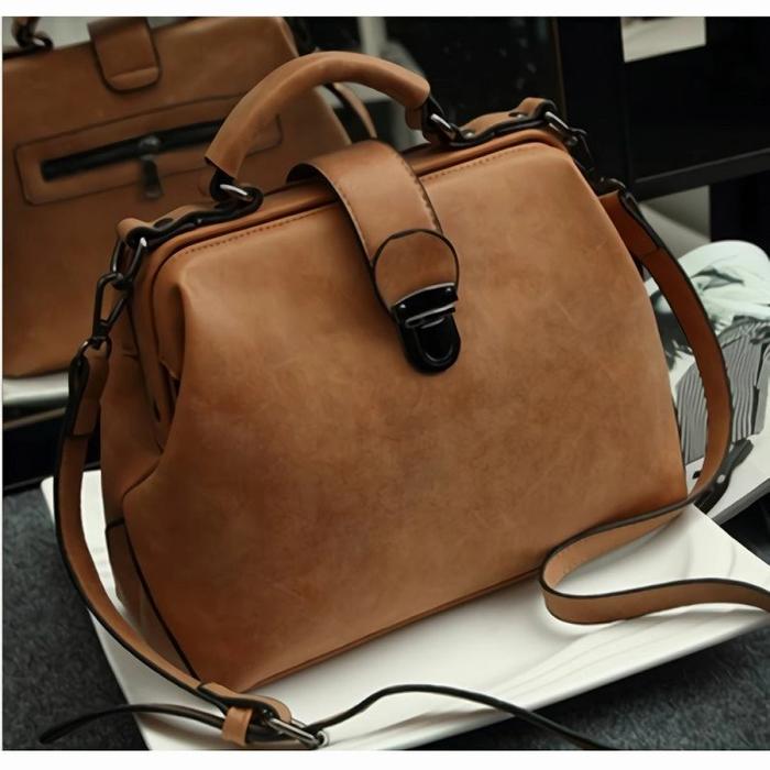 Gambar tas selempang doctorbag import wanita branded batam murah kerja b010a - Cokelat dari Masengkol Store undefined Tokopedia