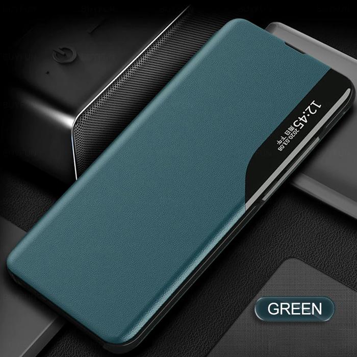 Gambar Case Samsung Galaxy A52S 5G Flip Leather Phone Case Magnetic - Hijau dari Benny Acc undefined Tokopedia