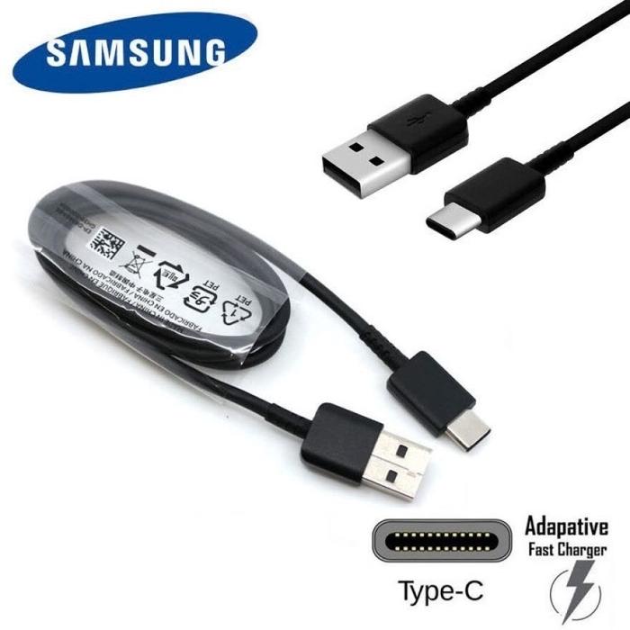 USB A CABLE TYPE C SAMSUNG original Hitam
