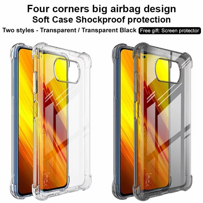 Case Casing Imak Xiaomi Poco X3 Nfc Pocophone X3 Nfc Shockproof Clear