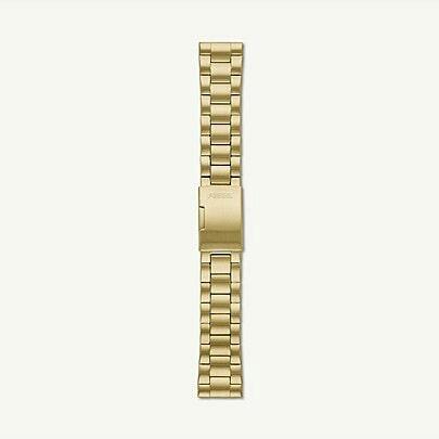 Jual strap fossil stainless steel Gold 