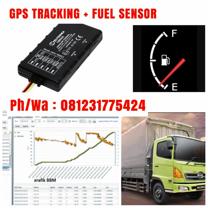 Gambar Gps Tracking Fuel Sensor - Gps BBM sensor - gps sensor bahan bakar dari indogps track undefined Tokopedia