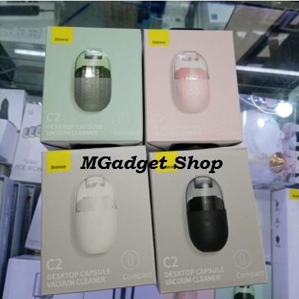 Gambar BASEUS C2 DESKTOP CAPSULE VACUUM CLEANER MINI PORTABLE ORIGINAL - Hitam dari MGADGET SHOP undefined Tokopedia