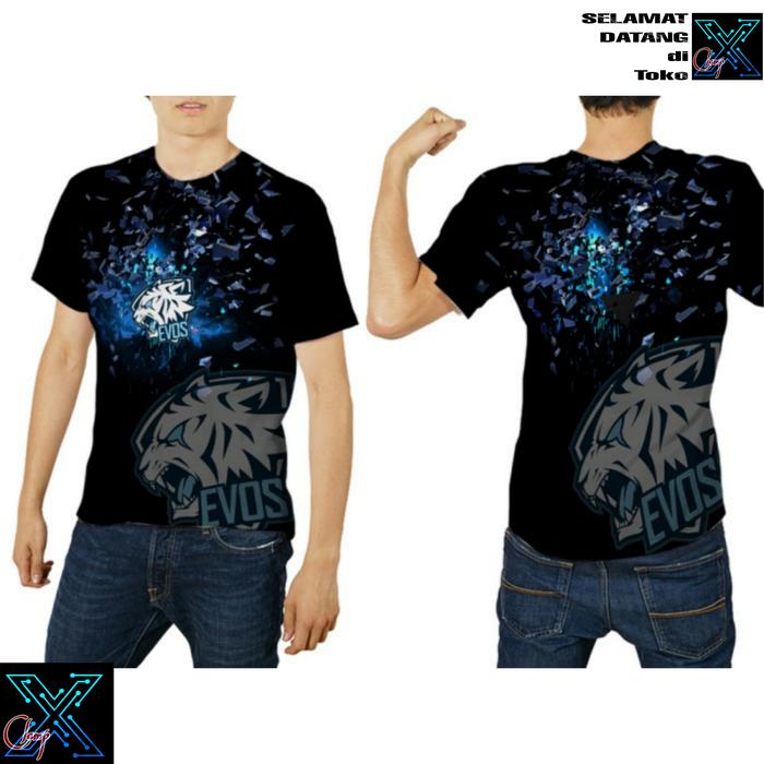 Gambar Baju Kaos Jersey Gaming Custom Olahraga eSport Icon Evos L/P Fullprint - 04 O NECK, M dari Clamp X undefined Tokopedia