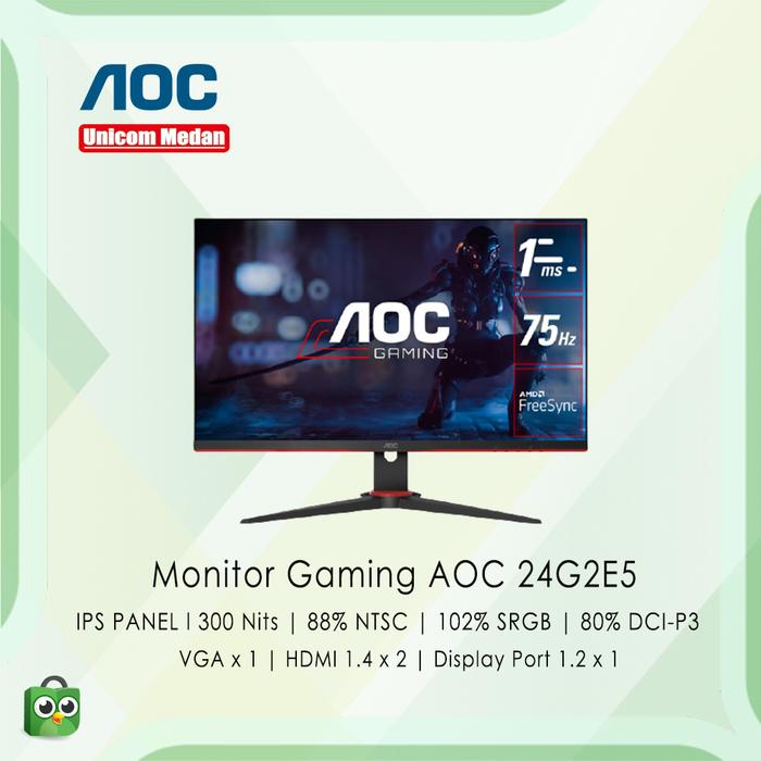 Jual AOC 24G2E5 Monitor gaming Full HD 