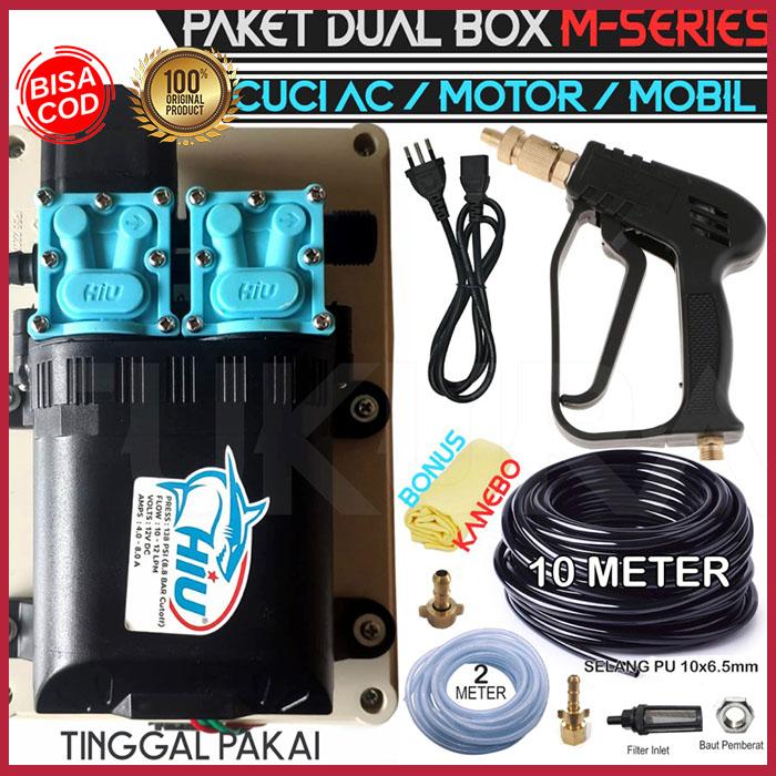 Gambar Mesin Pompa Cuci AC / Motor / Mobil High Pressure DC DUAL HIU BOX M2 - HIU DUAL dari LARISNENI undefined Tokopedia