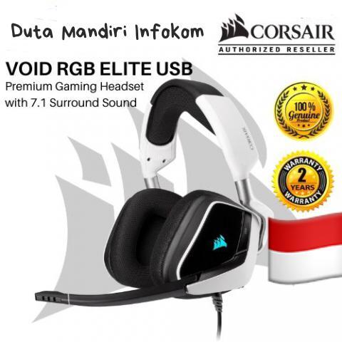Jual Corsair Void RGB Elite USB with 7.1 Surround Gaming Headset - White -  Jakarta Pusat - Duta mandiri infokom | Tokopedia