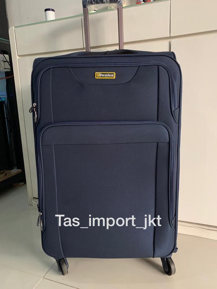 Gambar Koper President 32 inch / Koper Kain Kanvas PROMO CUCI GUDANG - Biru, 28 inch dari Tas Import Jkt_NEW undefined Tokopedia