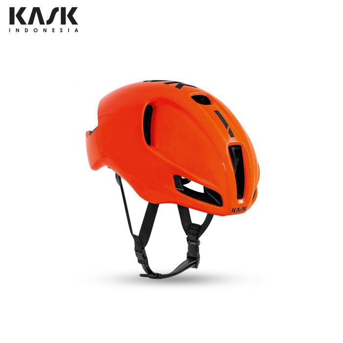 Jual Kask Utopia - Orange Black - M 