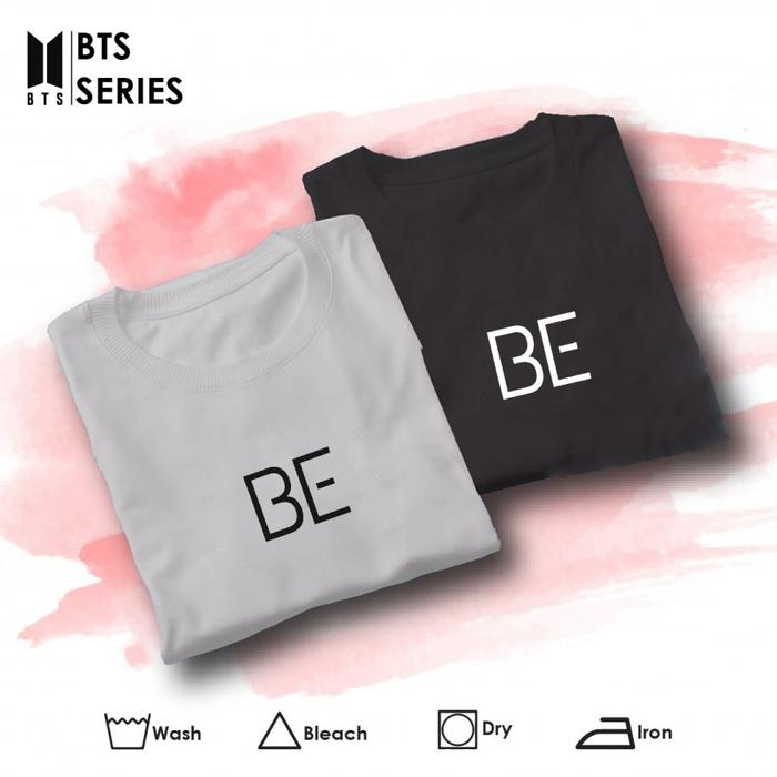 Gambar KAOS CUSTOM PRINT DTG MOTIF BTS TSHIRT BTS LOVE YOURSELF - Motif BE, M PUTIH dari Riskashop10 undefined Tokopedia