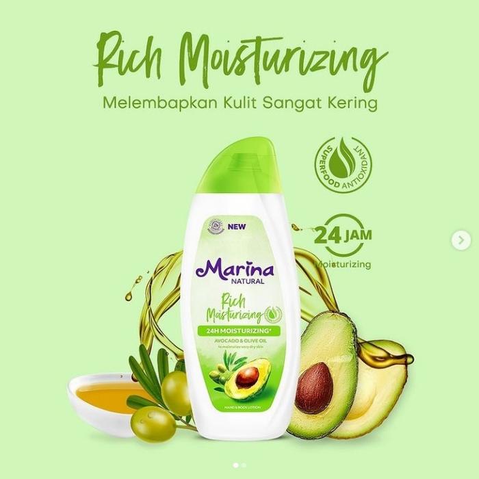 Gambar Marina Natural Hand & Body Lotion 500ml - Protect & Cares dari Hangvalen undefined 3 Tokopedia