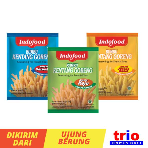 Gambar Indofood Bumbu Kentang Goreng Jagung Bakar - Keju - Barbekiu 25gr dari Trio Frozen Uber undefined 5 Tokopedia