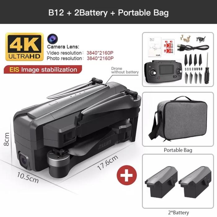 Gambar MJX Bugs 12 EIS 5G Wifi Digital Zoom 4K Camera - With 2 Battery dari Movie Cam Shop undefined Tokopedia