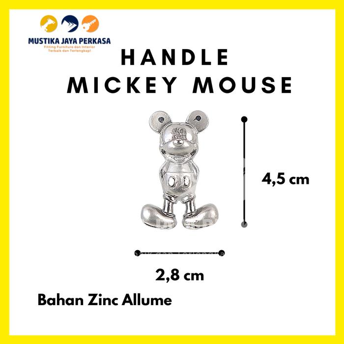 Gambar Handle Tarikan Karakter Disney Mickey Mouse Zinc Allum - Mickey Mouse dari Mustika Jaya Perkasa undefined Tokopedia