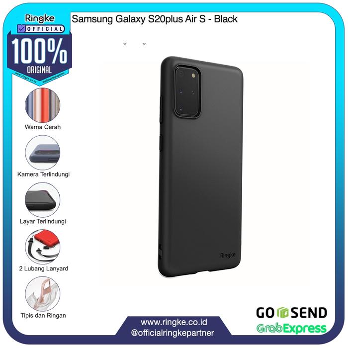 Gambar Ringke Samsung Galaxy S20 Plus Air S Black Slim Anti Crack Softcase dari Official Ringke Partner undefined Tokopedia