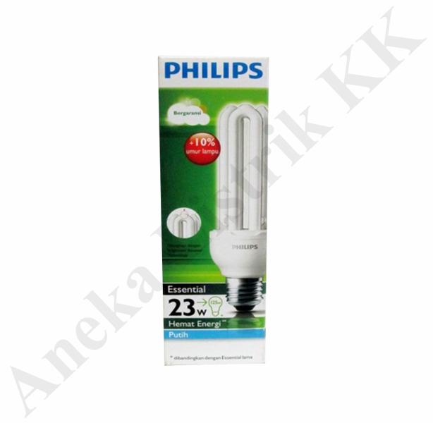 Gambar PHILIPS ESSENTIAL 23W BATANG ESSENSIAL 3U 23 W Watt 23Watt BERGARANSI - Putih dari Aneka Listrik KK undefined Tokopedia