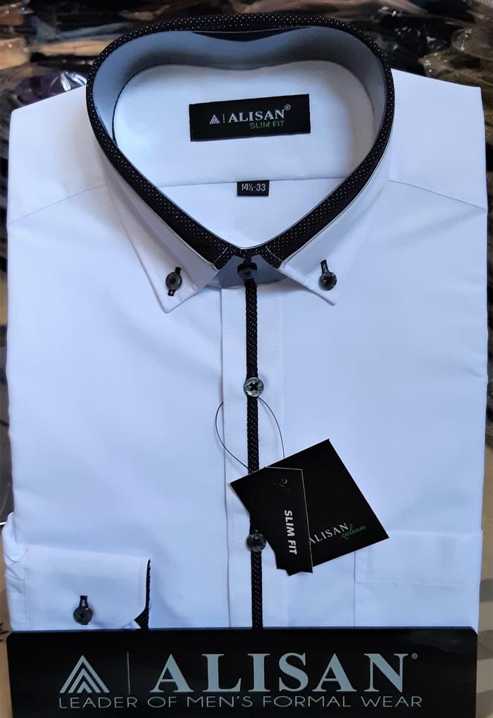 Gambar ALISAN Kemeja Kombinasi Lengan Panjang - SLIM FIT // PUTIH // - 15 dari ALISAN Quinnstore Jakarta undefined Tokopedia