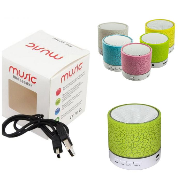 Gambar Speaker Mini Wireless Bluetooth 4.0 Music LED Portable dari Welcomp Techno Computer undefined Tokopedia