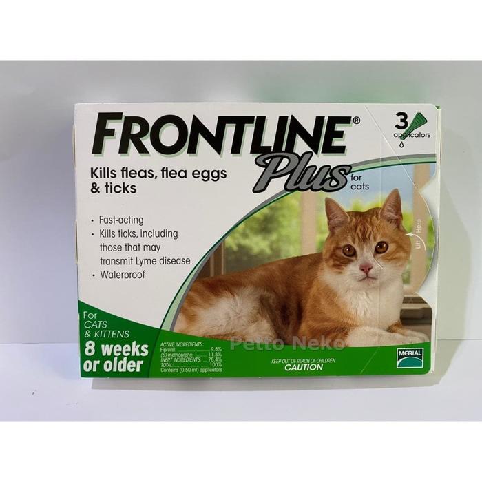 Jual Obat kutu Kucing Frontline Plus Cat untuk weeks or older