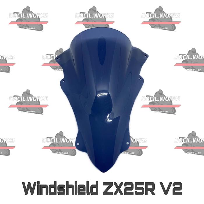 Gambar Docilworks - Visor Windshield ZERO V2 Kawasaki ZX25R - SMOKE dari Docilworks Windshield undefined Tokopedia