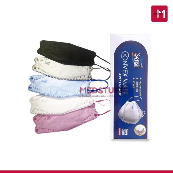 Gambar Masker Sensi Convex Mask 4ply isi 20s - Pink dari Medstuff undefined 3 Tokopedia