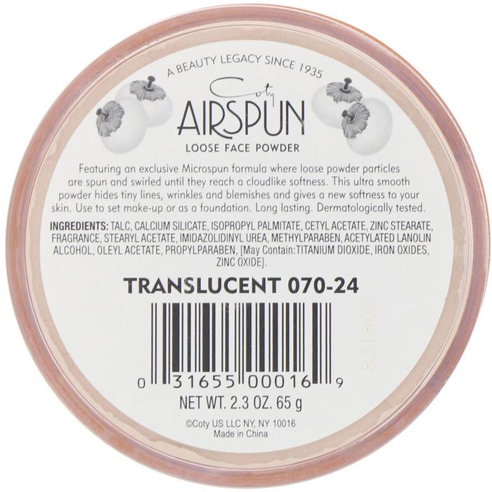 Gambar Airspun, Loose Face Powder 65Gr - Translucent dari BB Closet undefined Tokopedia