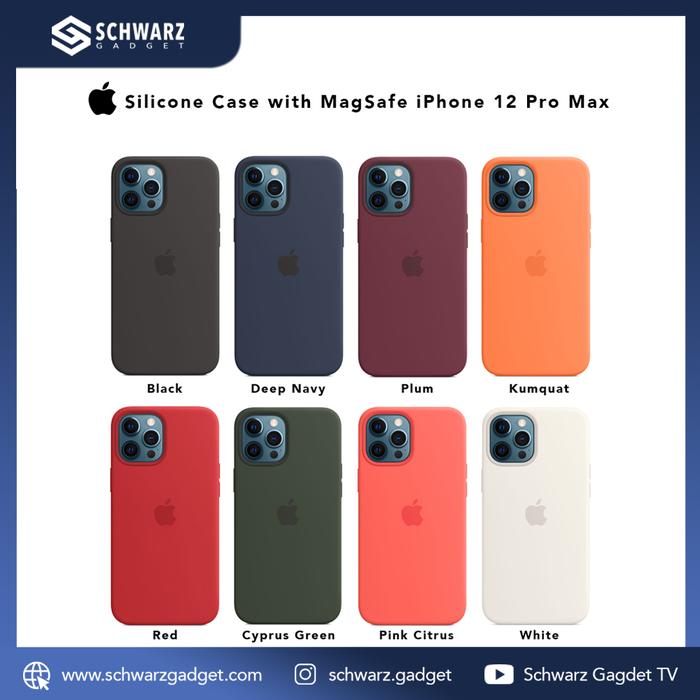 Jual Apple Silicone Case with magsafe OEM iphone 12 Pro Max